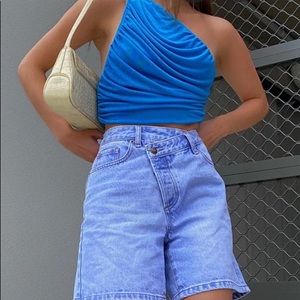 Princess Polly LIONESS Blue Top * NEW WITH TAGS